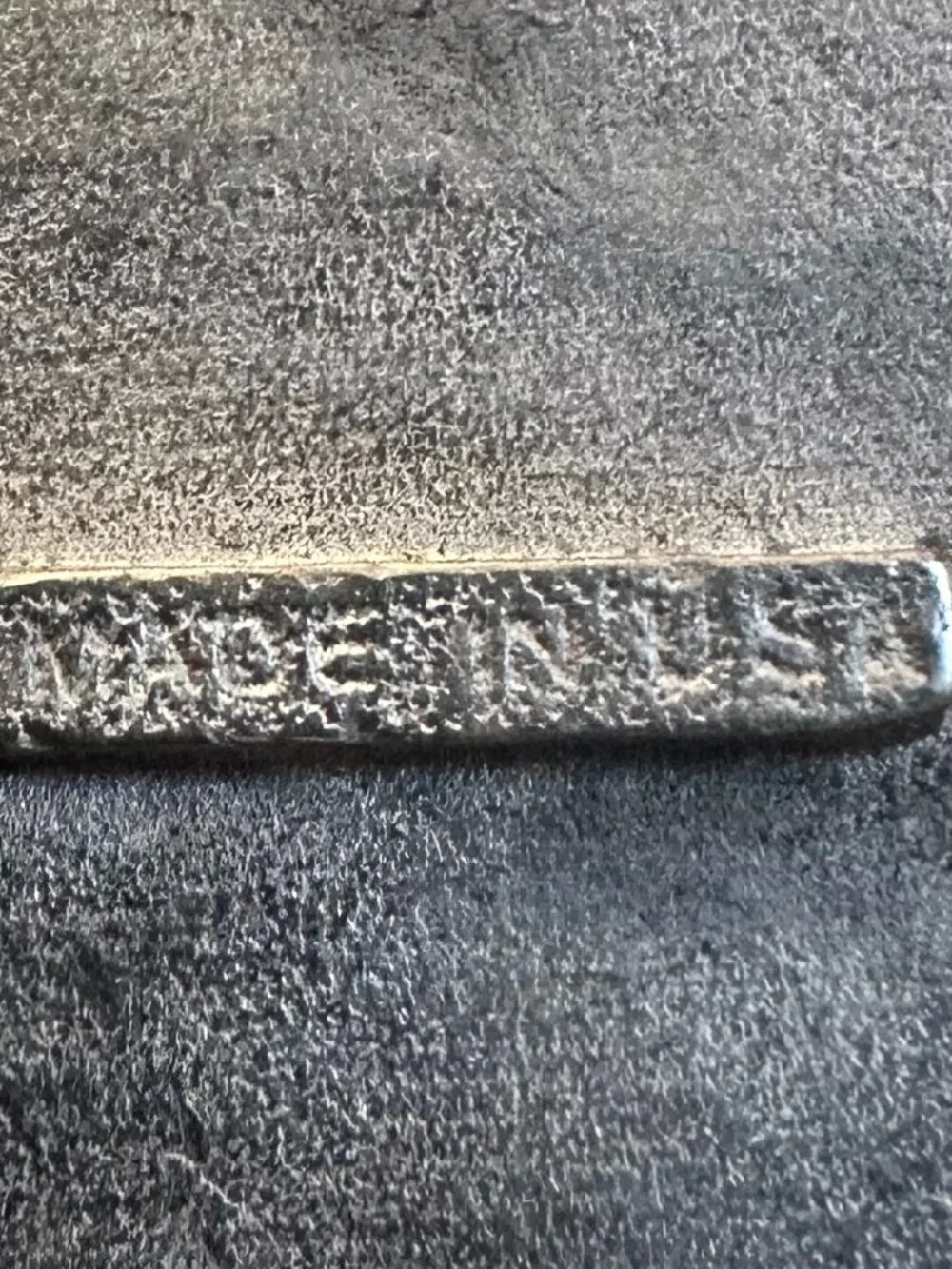 Union Jack Vintage Belt Buckle, Metal, Unisex, Excellent Condition, Made in USA
